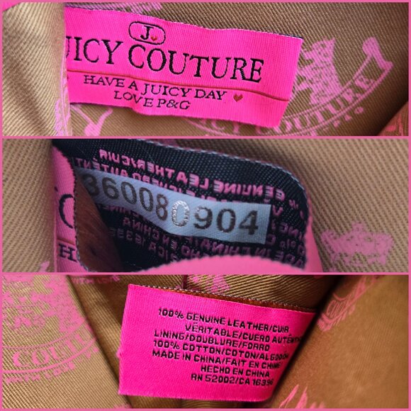 Juicy Couture Pink Leather Small Heart Purse - Picture 15 of 15